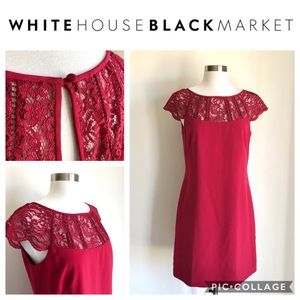 *NWT* WHBM Lace Yolk Dress, 6